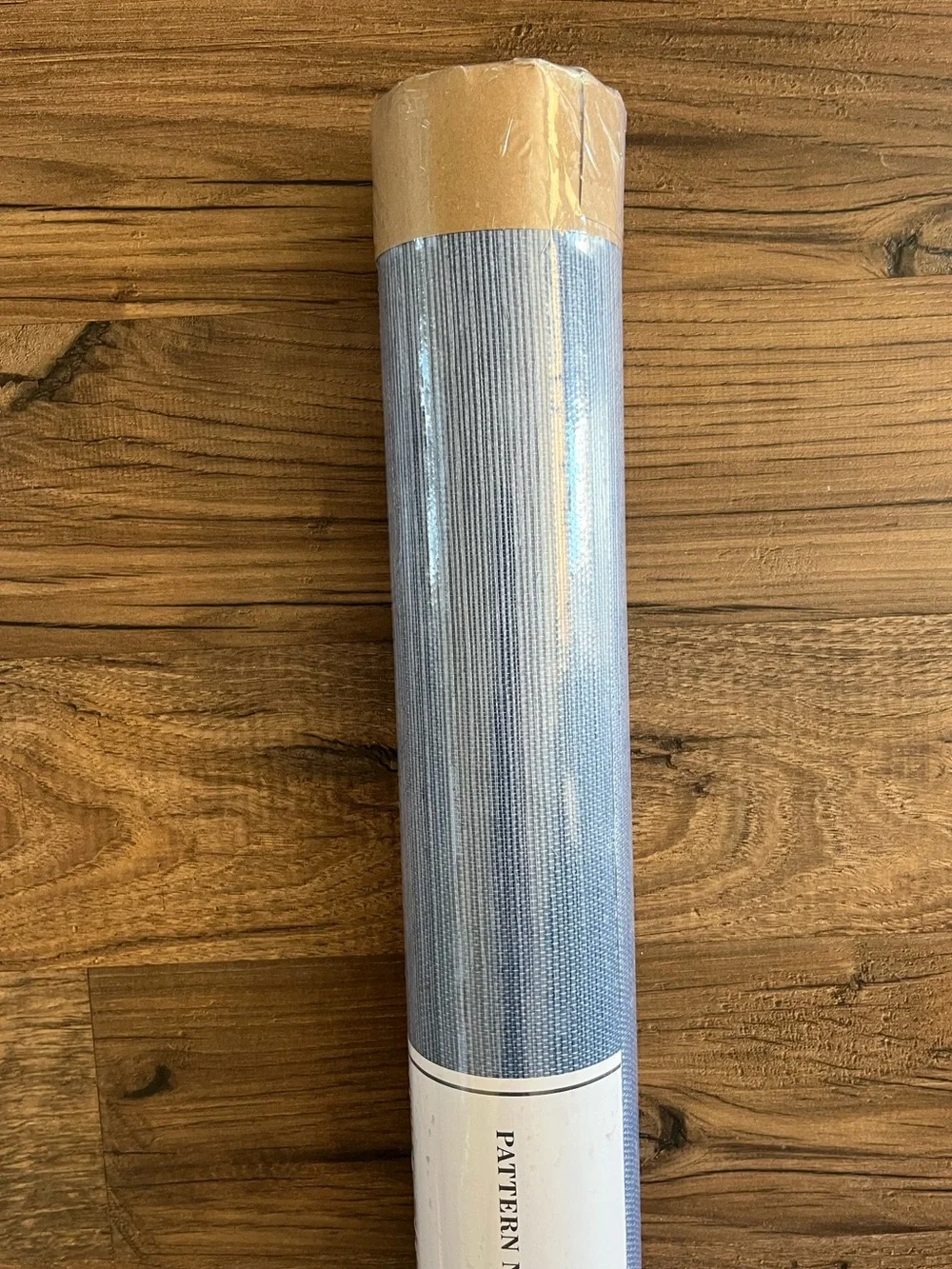 NWT PAPERWEAVES Natural Real Grasscloth Wallpaper Navy Blue 6863-52 Double Roll